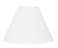 7x18x13" Off-White Pleated Lamp Shade