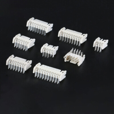 2P-10P 2.0mm PHD2.0 Zweireihig Rechtwinklig Stiftleiste Stecker Gehäuse Stecker