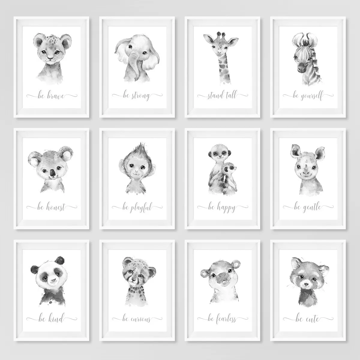 Black and hotsell white nursery prints
