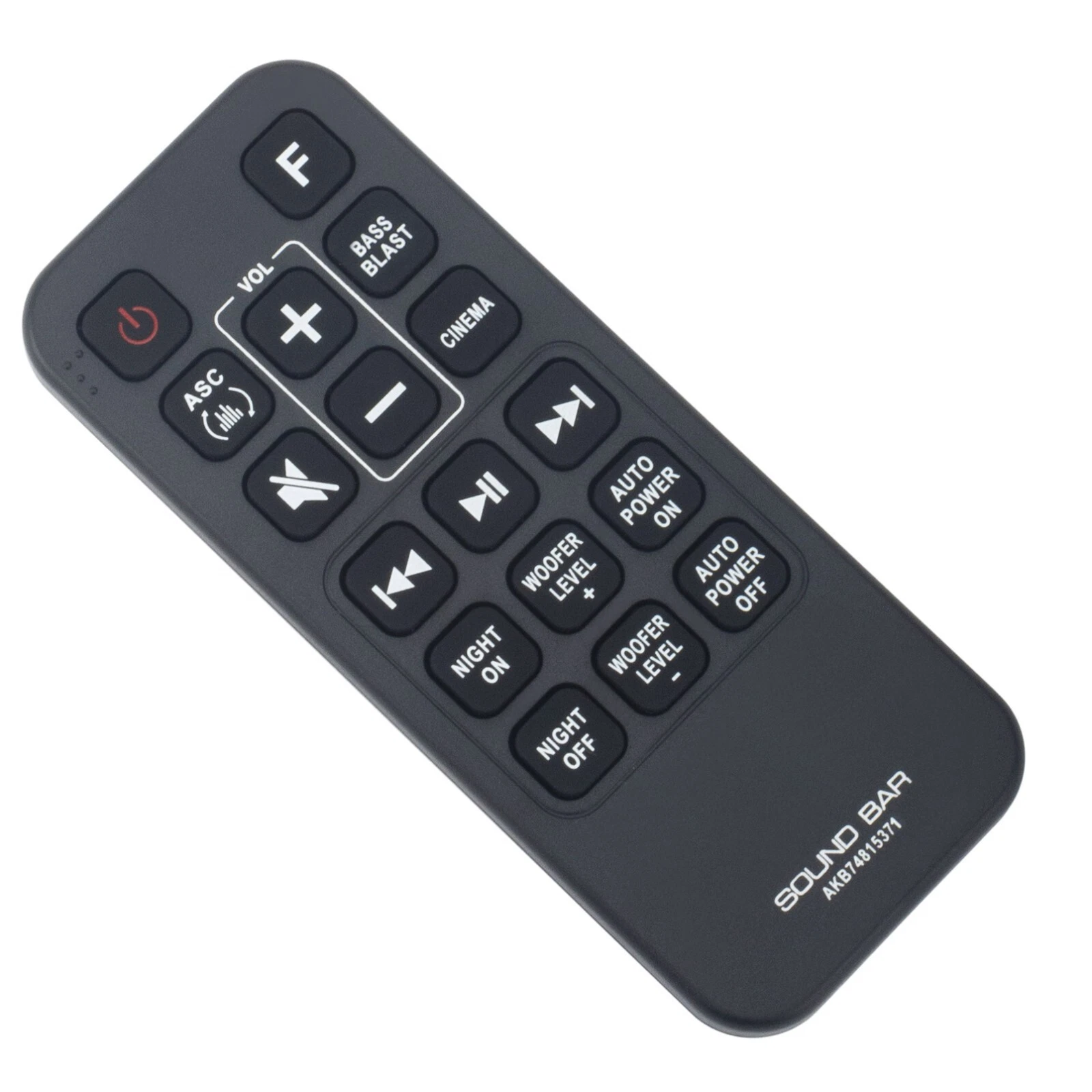 New Replace AKB74815371 Remote For LG Sound Bar SH3K SJ4 LAS485B SK4D SK3D SL3D
