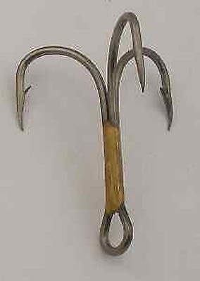 Eagle Claw L774F #4 50CT Verdreifachen Haken 4X Messing