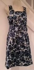 NEW-H & M Size 8 Fully Lined Belted Dress