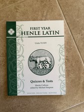 Memoria Press First Year Henle Latin Units VI...