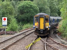 Photo 6x4 Class 156 train approaching Crianlarich DMU 156458 approaching  c2013