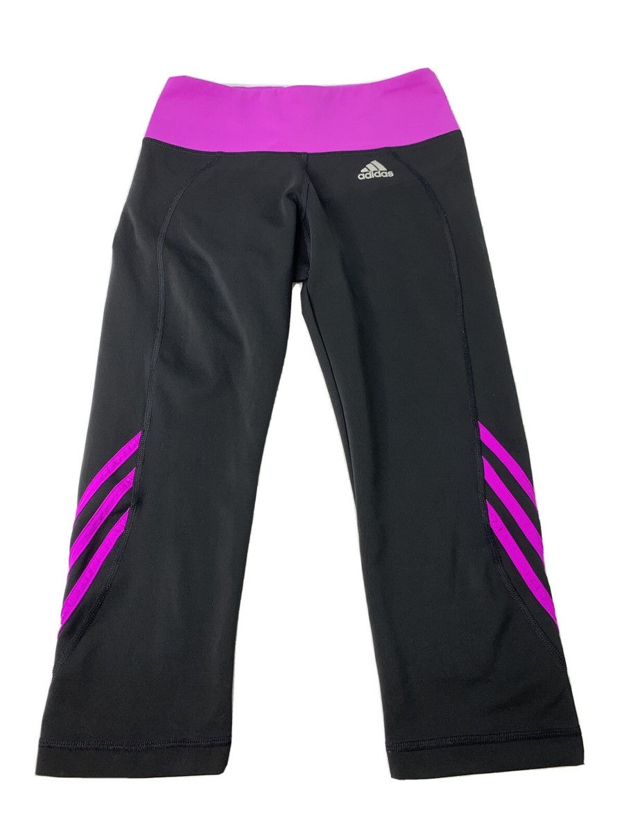 Adidas Women Small Running Supernova Formotion 3/4 Black Capri