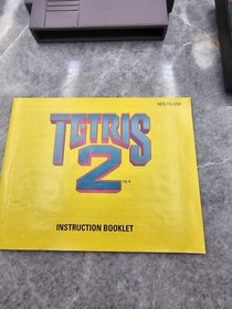 Tetris 2 (Nintendo Entertainment System, 1993) NES Cart Cartrdige Game & Booklet