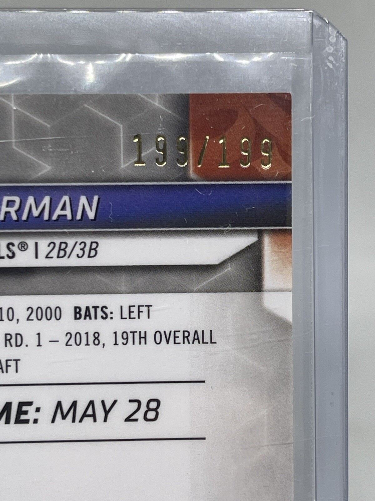 2023 Bowmans Best Nolan Gorman RC Aqua Lava 199/199 St. Louis Cardinals