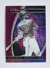2021 Panini Chronicles Ronald Acuña Jr. #2 Titan Purple Mojo   32/99