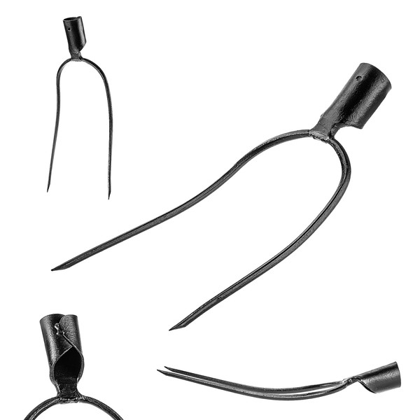 Kadax Heugabel Ohne Stiel, Aus Stahl, Mistgabel, Mistforke, Grabgabel, 2 Zinken-image