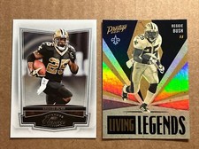 Reggie Bush 2008 Donruss Classics & 2021 Prestige Living Legends Gold Foil