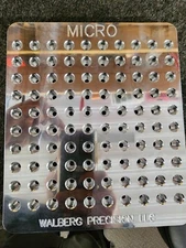 CNC Aluminum 100 Rd Reloading Block- Micro Calibers made by Walberg Precision