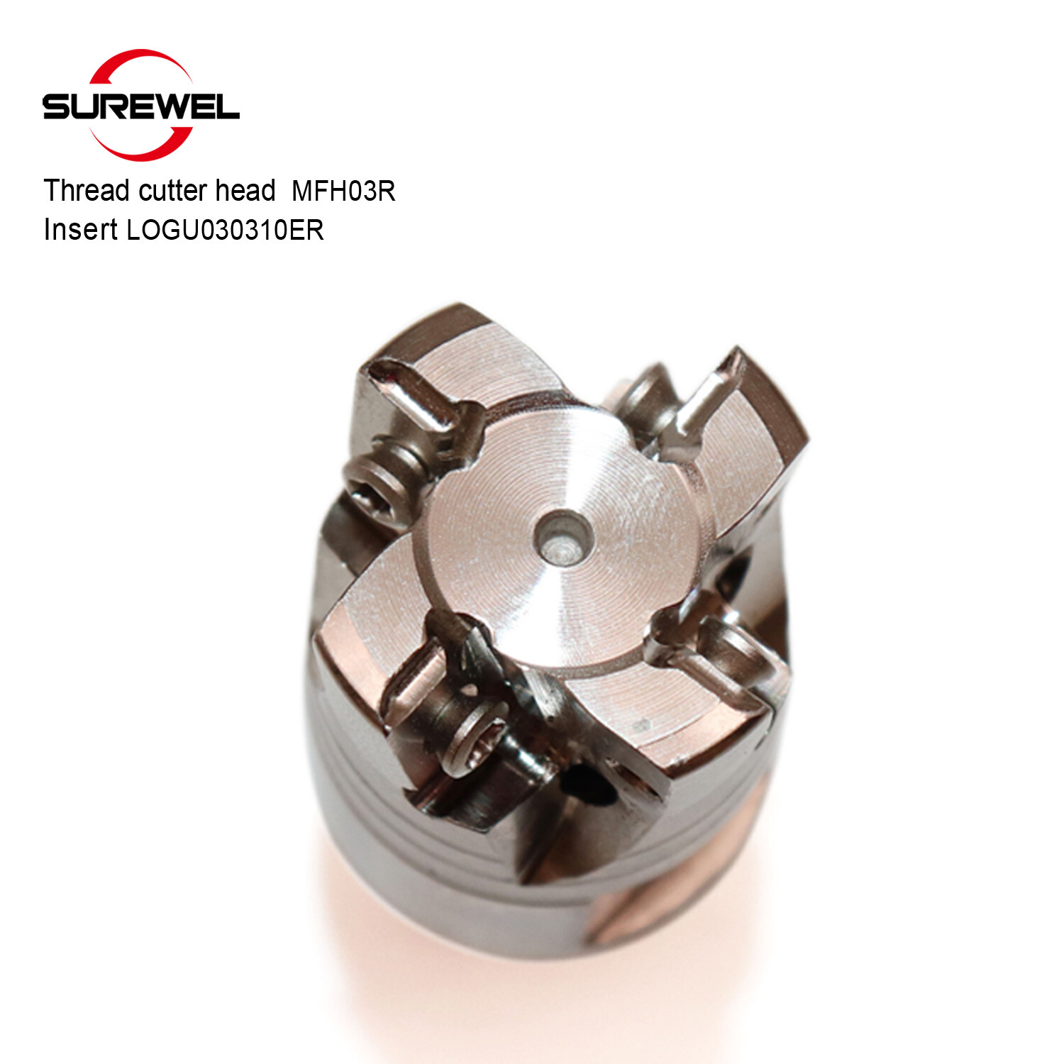 MFH03R fast feed locking tooth type milling cutter head LOGU030310ER Inserts