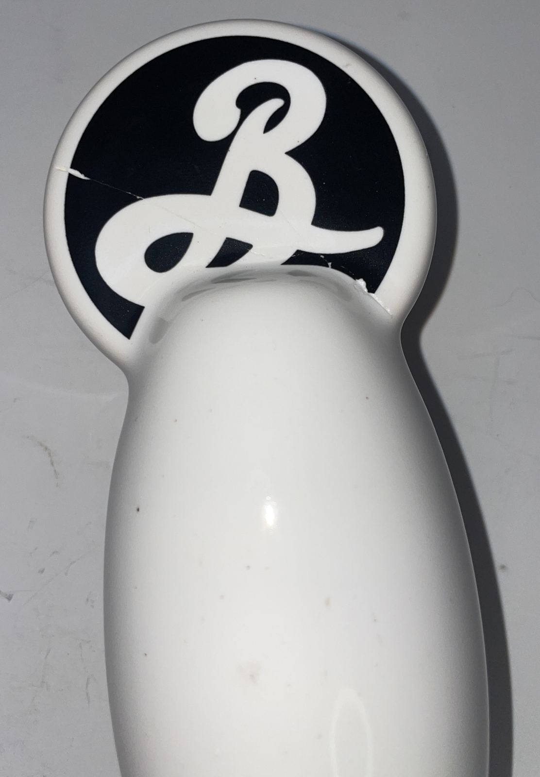 Brooklyn Brewery Beer Tap Handle 12.5” White Man Cave
