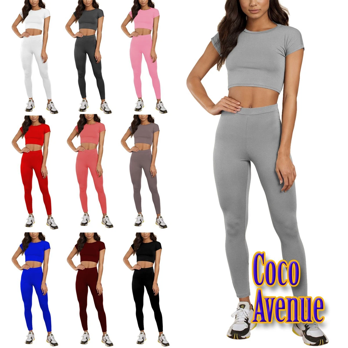 Black Coco Ladies Crop Top