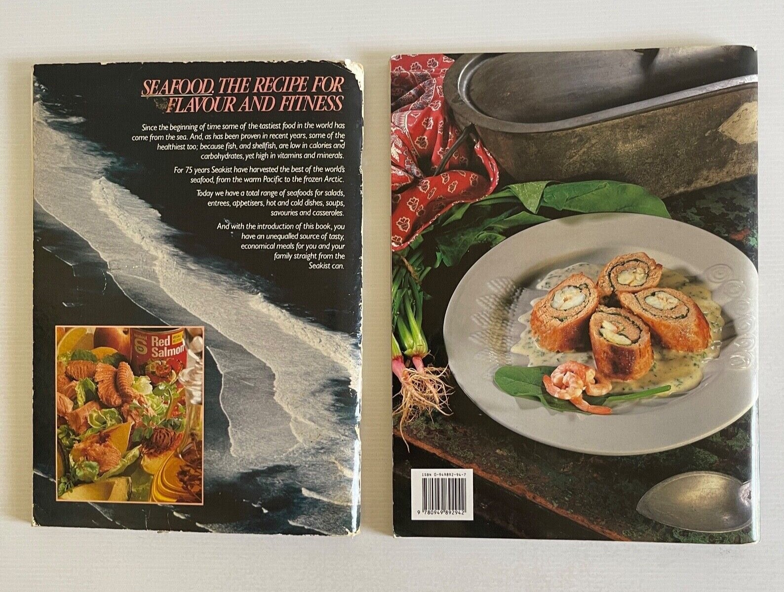 Lot of 2 Seafood Recipe Cookbooks Seakist & Australian Women's Weekly