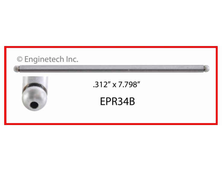 Stock 7.794" Length Pushrods Set for Chevrolet SBC 5.7L 283 305 307 327