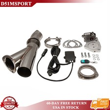 New 3 76mm Remote Control Electric E-cutout Y Pipe Valve System