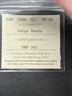 1966 Canada  $1 Dollar LG Beads ICCS Graded MS-64 Coin