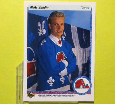 MATS SUNDIN 1990-91 ROOKIE Upper Deck #365 Quebec Nordiques | eBay
