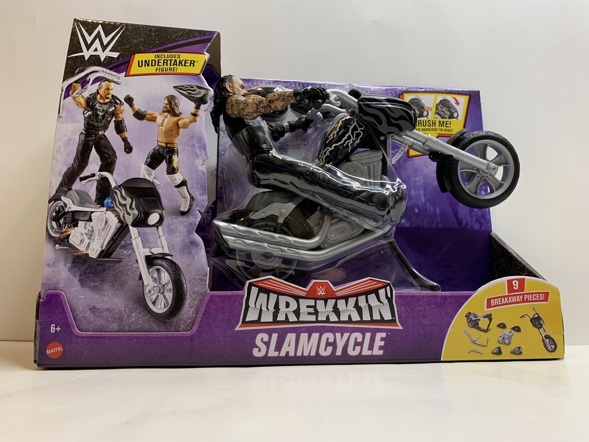 WWE Mattel The Undertaker WREKKIN Slamcycle Motorcycle VHTF