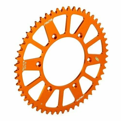 Catene e pignoni arancione per moto Husqvarna