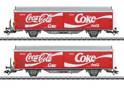 Märklin 48344 Schiebewandwagen-Set Hbils-vy der SBB ''Coca-Cola 2-teilig#NEU OVP#