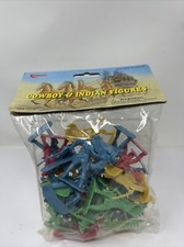 Vintage Kidmagic 1919 Cowboys  Indian Figures NOS Never Opened