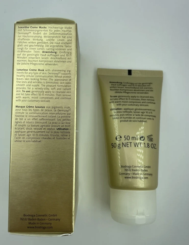 BIODROGA Systems Golden Caviar Luxurious Creme Mask 50ml. 1.8fl. OZ - Image 2 of 3