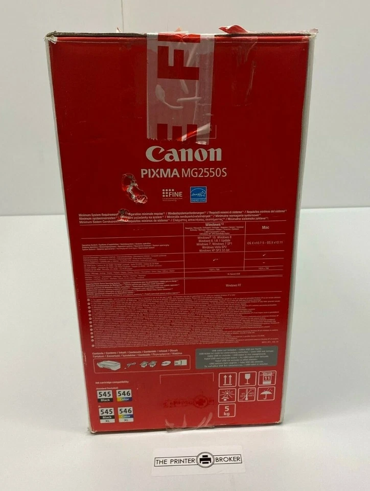 Canon PIXMA MG2550S A4 All-in-one Color Inkjet Printer 0727C008 - Image 4 of 4