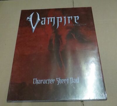 Vampire the Requiem Character Sheet Pad - White Wolf WW25701 - Neu / OVP