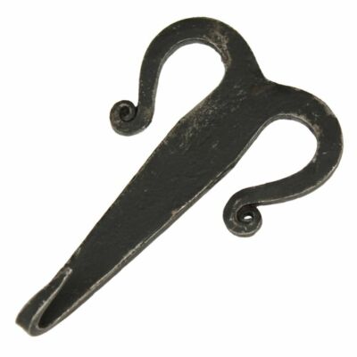Celtic Hand Forged Belt Hook or Buckle Iron Celtic Hook Medieval Buckle Belt