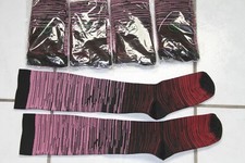 Elite Performance Compression Socks S/M Lot of 5 Knee Length Black/Red/Pink