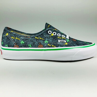VANS OG Authentic LX Fergadelic Acid Wash Grey Skateboarding Shoes Mens Size 8.5