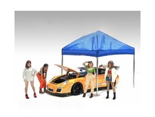 HIP HOP GIRLS 4 PIECE FIGURE SET 1/18 AMERICA...