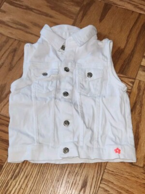 Limited Too Girl Demin Vest 7t