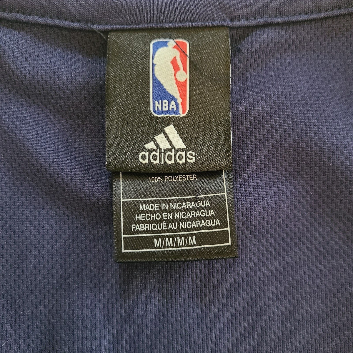 Gordon Hayward Adidas Utah Jazz Official Women's Away Navy Blue Jersey Sz Medium