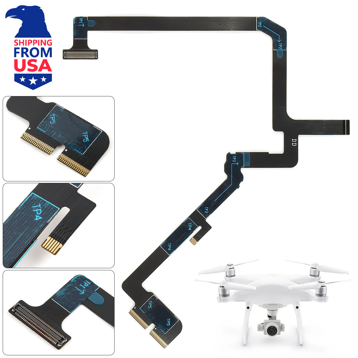 DJI Phantom 4 Pro / 4 Pro V2.0 Gimbal Flex Cable Replacement-image