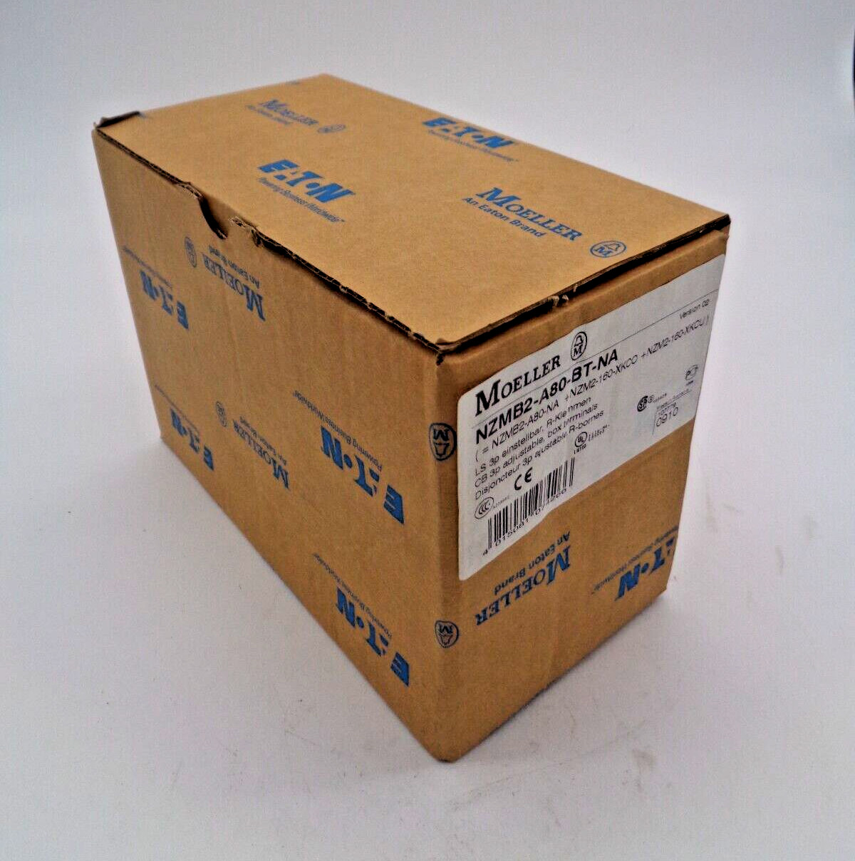 EATON KLOCKNER MOELLER NZMB2-A80-BT-NA 80 A 3 POLE CIRCUIT BREAKER, NEW