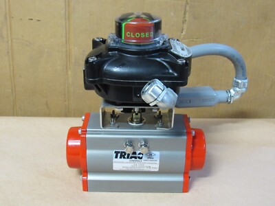 TRIAC ACTUATOR SS-9SFX-100-6BA W/ LIMIT SWITCH EX10A2SBKN - USED