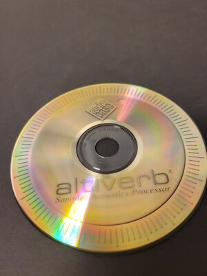 Altiverb 5  Audio Case Disc Only  Sampled Acoustic Processor 