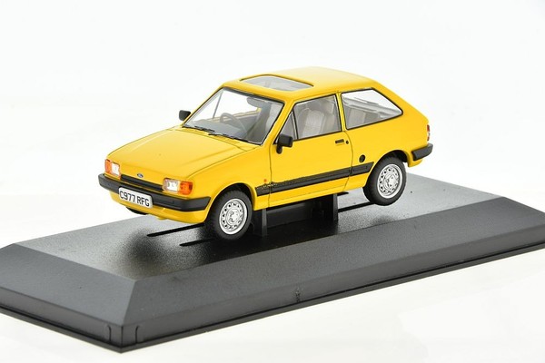 Ford Fiesta Mkii 1.1 L Yellow 1986 1/43 Vanguards VA14404-image