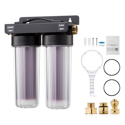 Spotless Car Wash Deionized Water System 2x0.5L Resin Final Rinse Filter
