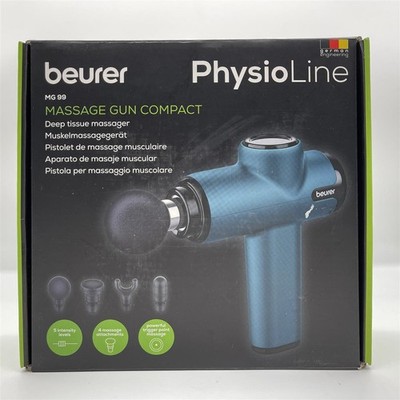 Beurer MG 99 Massagepistole, handliche Massage Gun mit 4 Aufsätzen, kraftvolle T