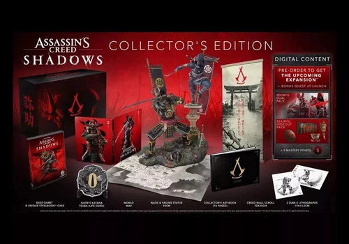 Assassin's Creed Shadows Collector's Edition PS5 Comes W/ Statue Sealed In Hand!