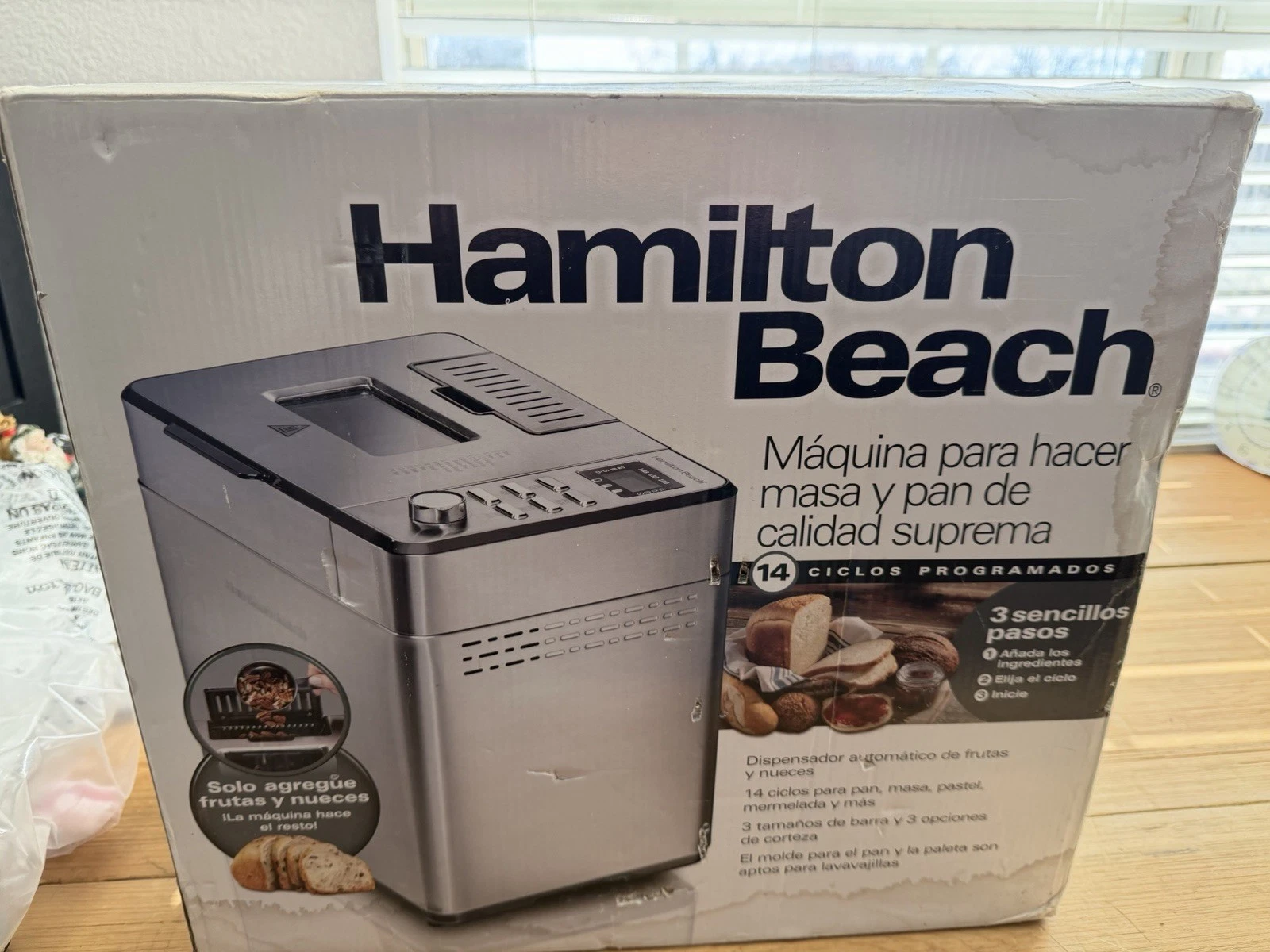 Hamilton Beach Premium Dough & Bread Maker (29888)
Opens in a new window or tab