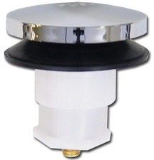 KISSLER CO. INC Drain Stopper,Plastic,Chrome 58-7153 Chrome