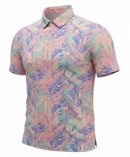 Sunday Swagger Men's XL Kaanapali Tropical Golf Polo Shirt