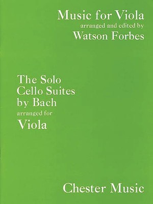 J.S. Bach The Solo Cello Suites Arranged for Viola Sheet Music Book