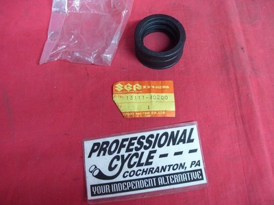 Suzuki 79 RM100 RM125 NOS Intake Carb Boot OEM 13111-40200 *MORE YEARS?