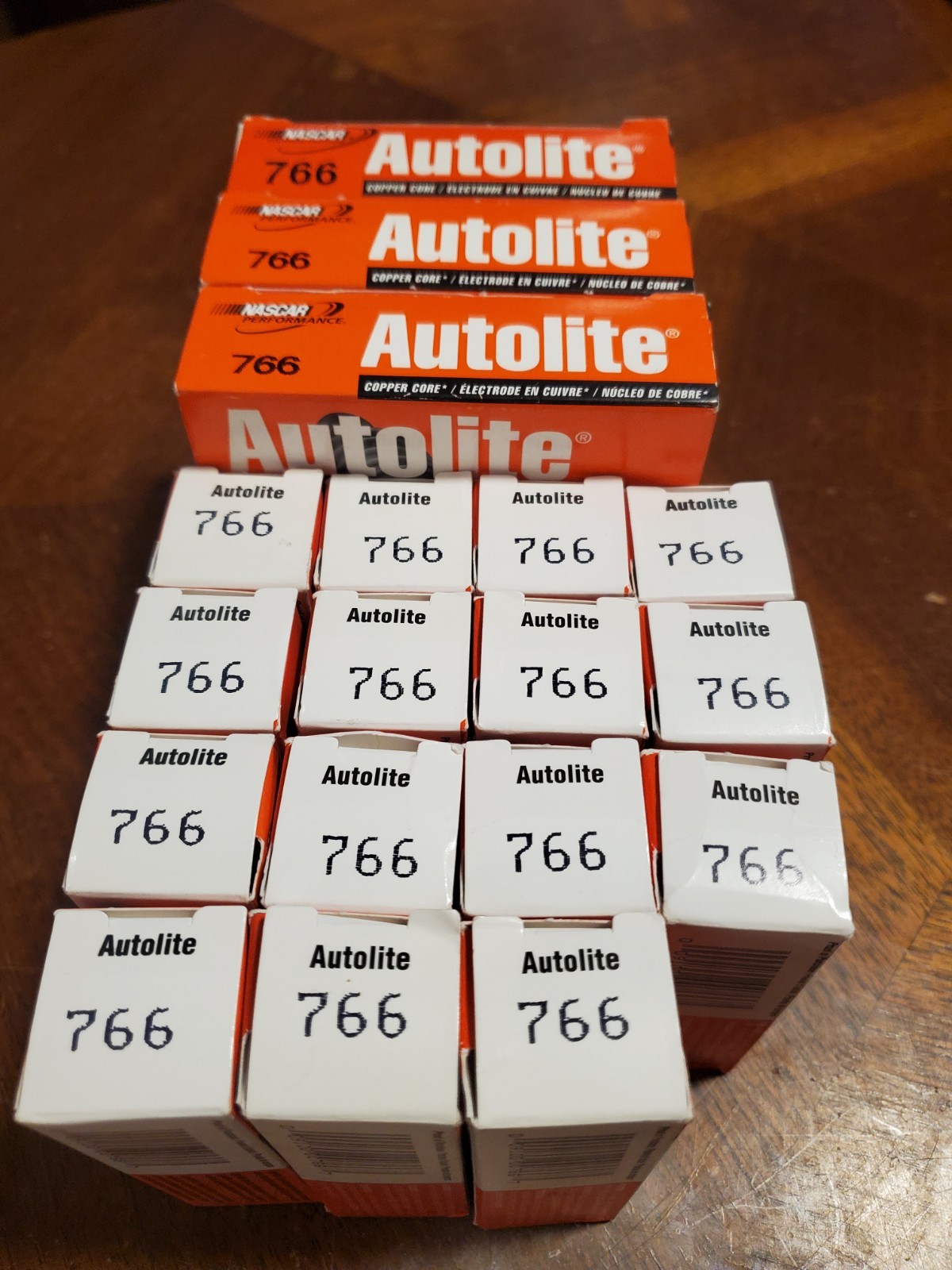 Lot Of 27 Autolite 766 Copper Spark Plugs Make Offer Free Shipping 